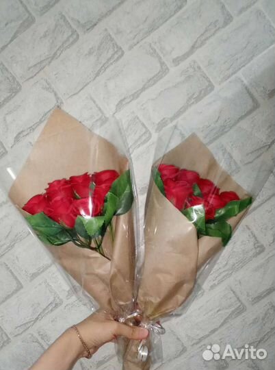 Букеты из мыла. Розы из мыла. Мыльные розы