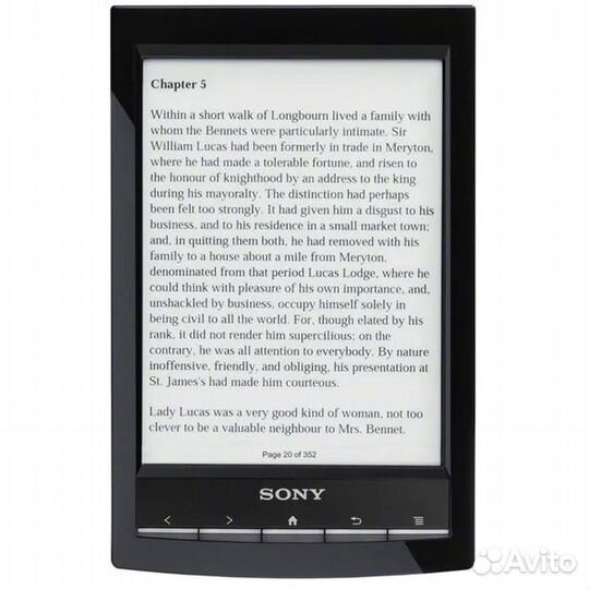 Электронная книга Sony PRS-T1 черный + чехол