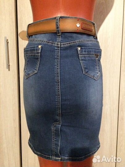 Юбка джинсовая