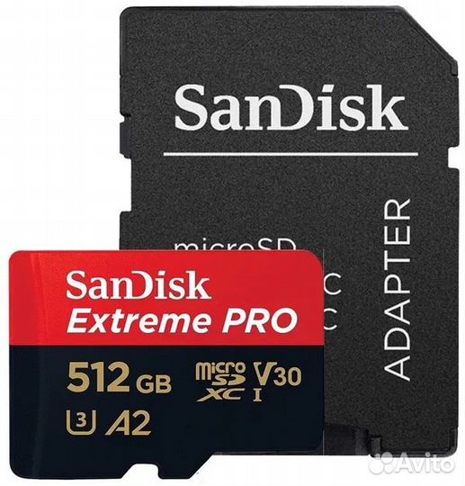 Карта памяти microsdxc SanDisk Extreme Pro R/W 200