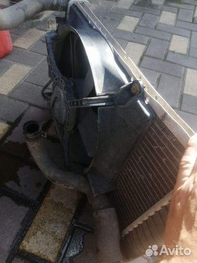 Радиатор на daewoo matiz