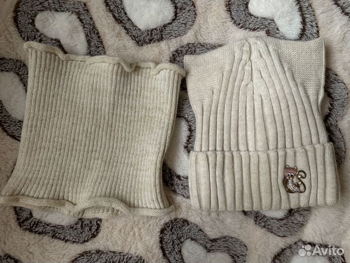 Шарф и шапка детские