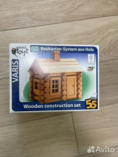 Деревянный набор домик