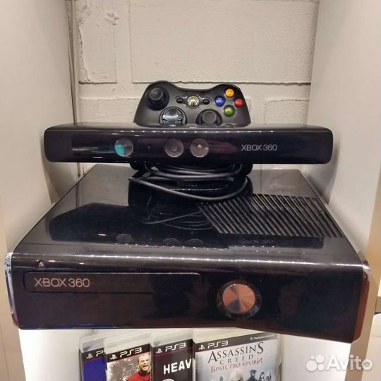 Прошитый Xbox 360 54 игры киннект