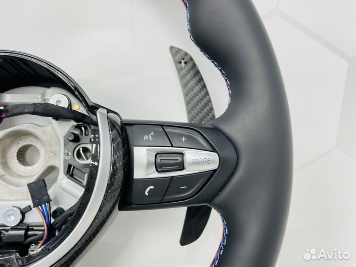 Карбоновый руль BMW F15 F85 с подогревом