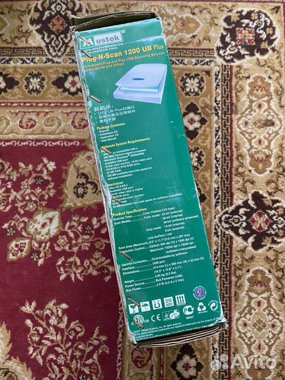 Сканер Mustek Plug N Scan 1200 UB Plus бу