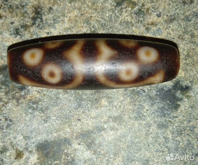 Старая, редкая Бусина Дзи 11-глаз