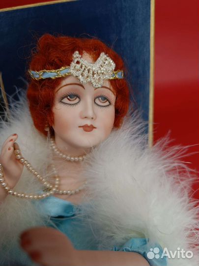 Авторская кукла - половинка. Шарманка. США