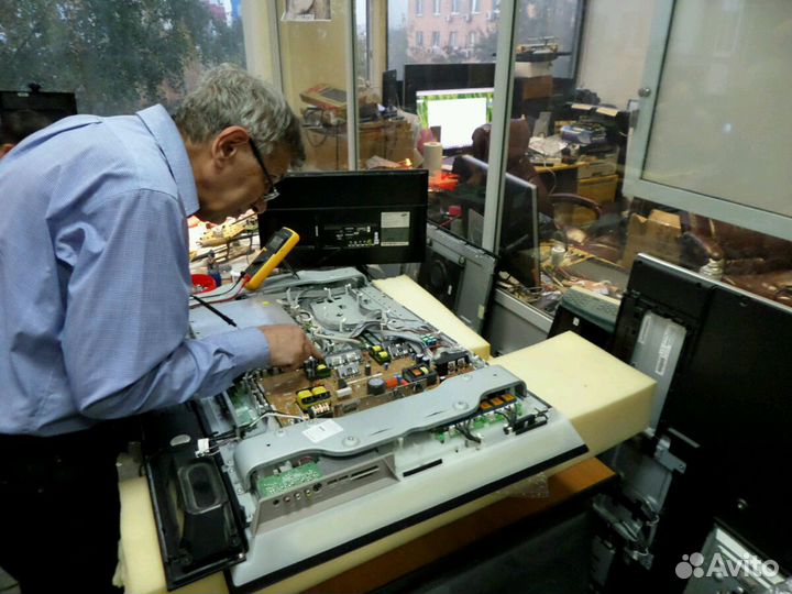 Ремонт телевизоров выезд настройка