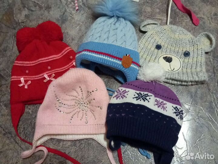 Шапка детская, носочки, варежки, перчатки