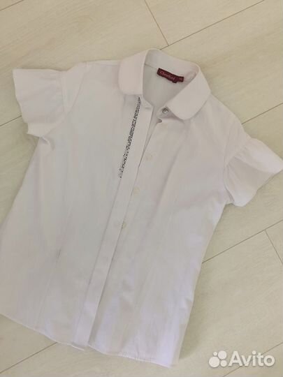 Школьные блузки для девочки 134 140