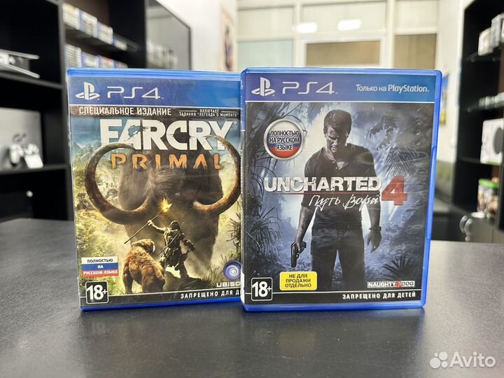 Uncharted 4 + Far cry Primal