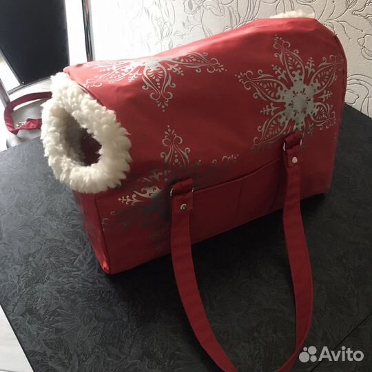 Зимняя сумка-переноска для животных