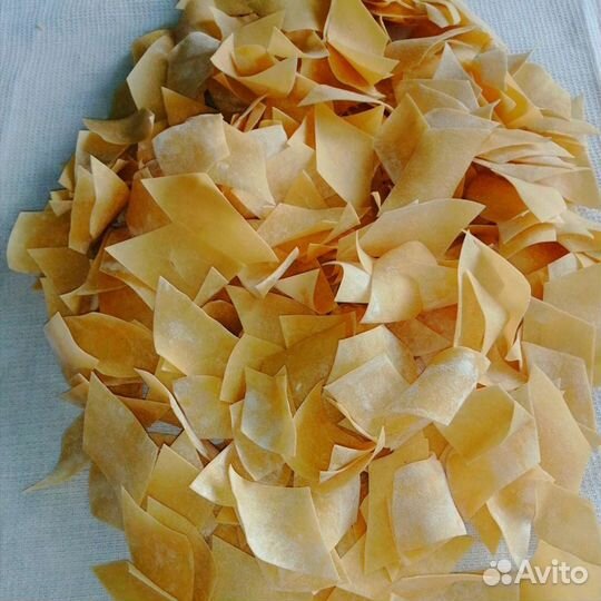 Лапша домашняя яичная. Сочни для бешбармака. цена