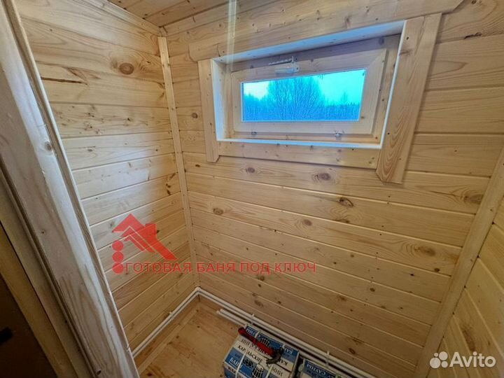 Каркасная перевозная баня