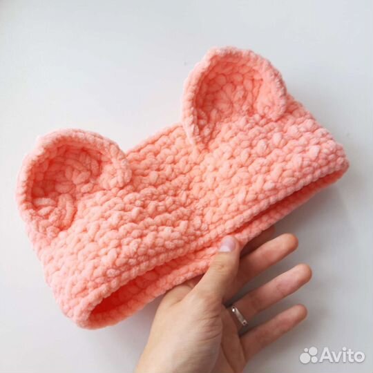 Повязка на голову с ушками