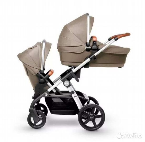 Коляска для погодок Silver cross wave linen