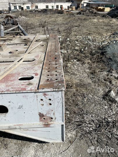 Платформа поворотная экг-5, рама 1080.08.01-3сб