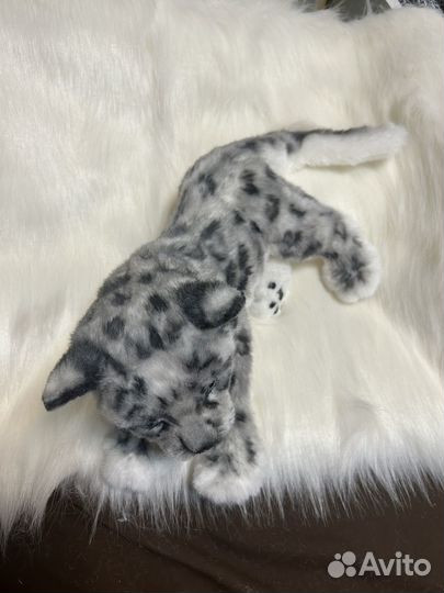 Реалистичная мягкая игрушка барсенок (котенок)