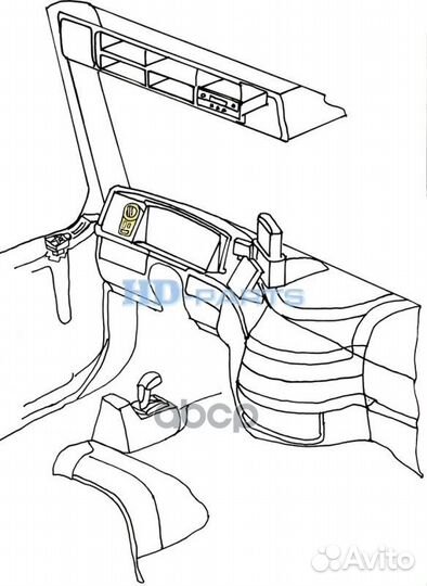 116460 выключатель комбинир.свет, авар.остан V