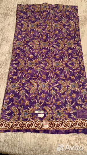 Цветочный батик Индонезия отрез 180х107