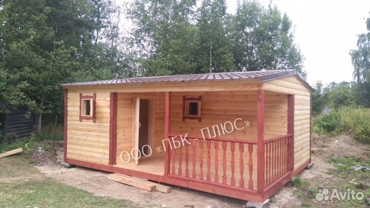 Сруб бани 6 х 4.5м Ольха