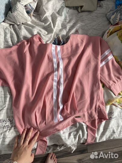 Блузка на завязках