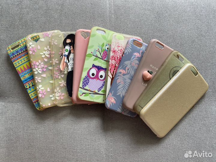 Чехлы на телефон iPhone 6s 9 штук