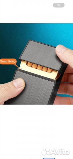 Зажигалка электронная портсигар