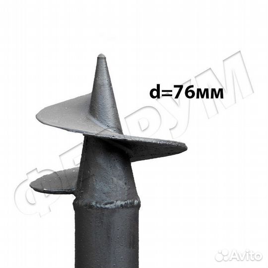 Свая винтовая св76Л30