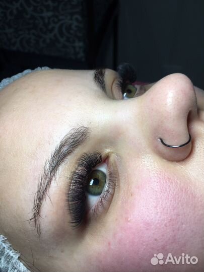 Наращивание ресниц на дому к себе