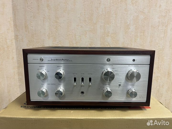 Luxman SQ-38u ламповый интегральный усилитель