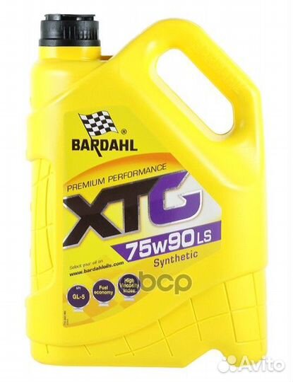 33053 75W90LS GL5 XTG 5L (синт. трансмисионное