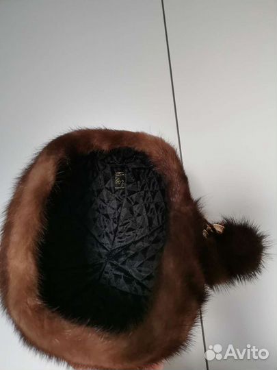 Шапка женская мех Норки
