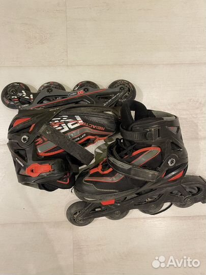 Ролики детские раздвижные reaction 36-40