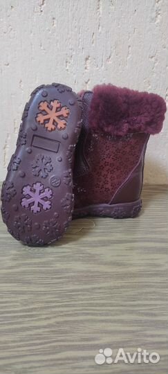 Зимние сапожки для девочки 22 kotofey
