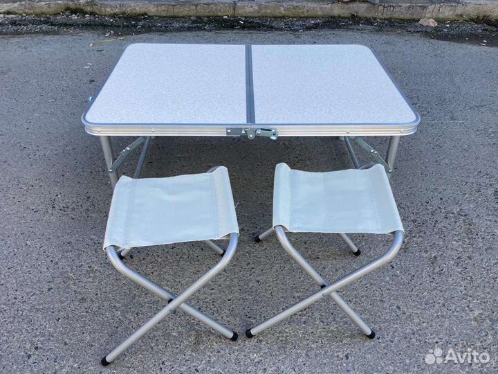 Стол раскладной туристический + 2 стула