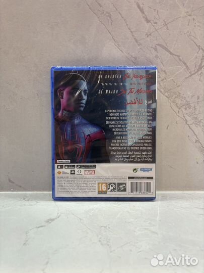 Диск Marvel Spider man Miles Morales игра для PS5