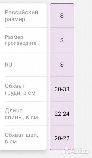 Дождевик комбинезон для собак(2-4кг)