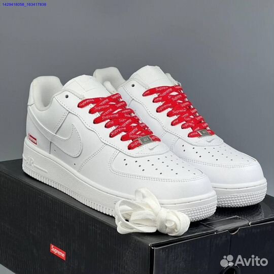 Кроссовки Nike Air Force 1 Low & Supreme (Арт.83552)