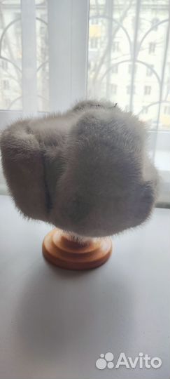 Норковая шапка мужская 58 размер