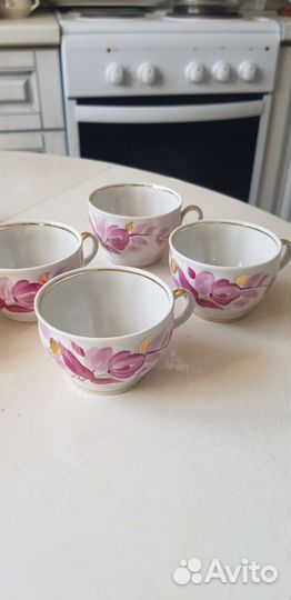 Чайная и кофейные пара фарфор