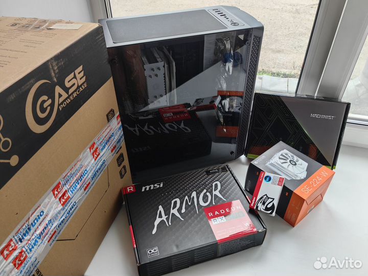 Игровой пк/RX 570 8Gb/Intel/512Gb/128Gb/16Gb