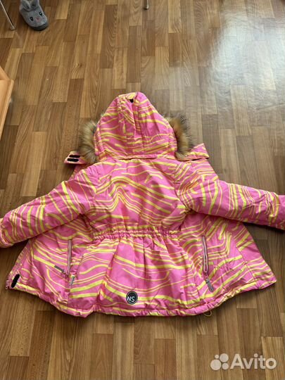 Зимний костюм для девочки 128