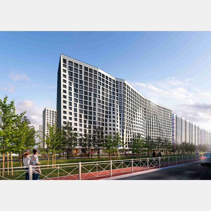 2-к. квартира, 67,1 м², 2/18 эт.