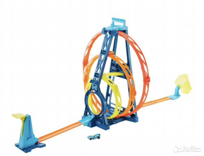 Hot wheels тройная петля