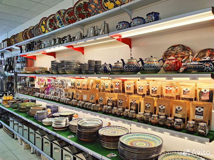 Узбекская посуда - наборы, ляганы, блюдо, тарелки