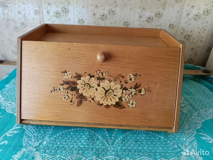 Хлебница деревянная СССР