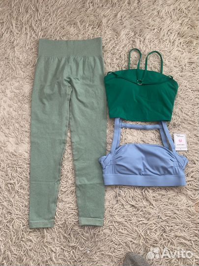 Комплект костюм для фитнеса йоги и спорта