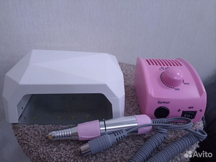 Аппарат для маникюра и лампа